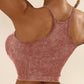 U Neck Racer Back Crop Active Top