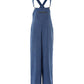 Pocket Design Wide Leg Suspender Jumpsuit