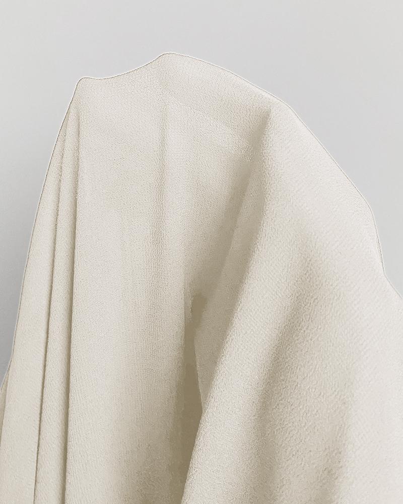 V Neck Shoulder Asymmetrical Ruffles Blouse Casual Button Front Long Sleeve Top