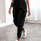 Pocket Design Cuffed Cargo Pants