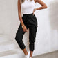 Pocket Design Cuffed Cargo Pants