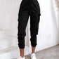 Pocket Design Cuffed Cargo Pants