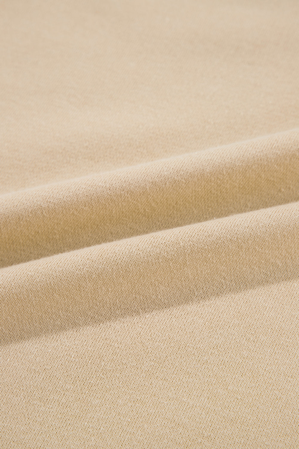 Apricot Color Block Thumbhole Sleeve Drop Shoulder Sweatshirt