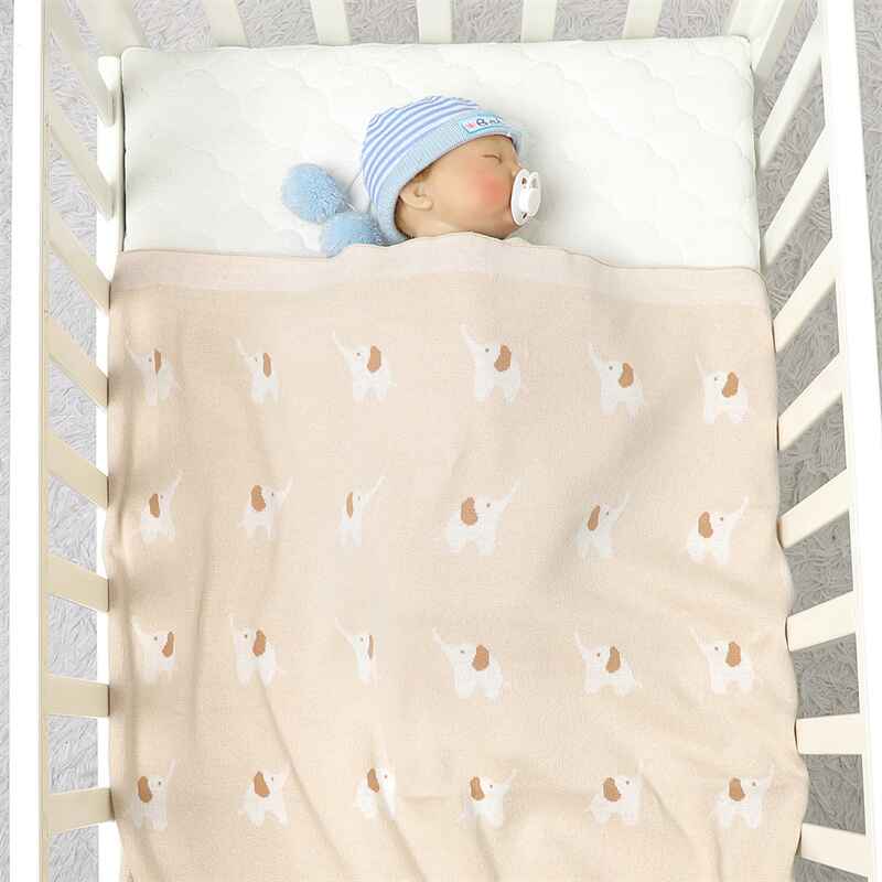 Apricot-Knitted-Baby-Blankets-Crib-Crochet-Blanket-Toddler-Security-Blanket-A068-Scenes-2