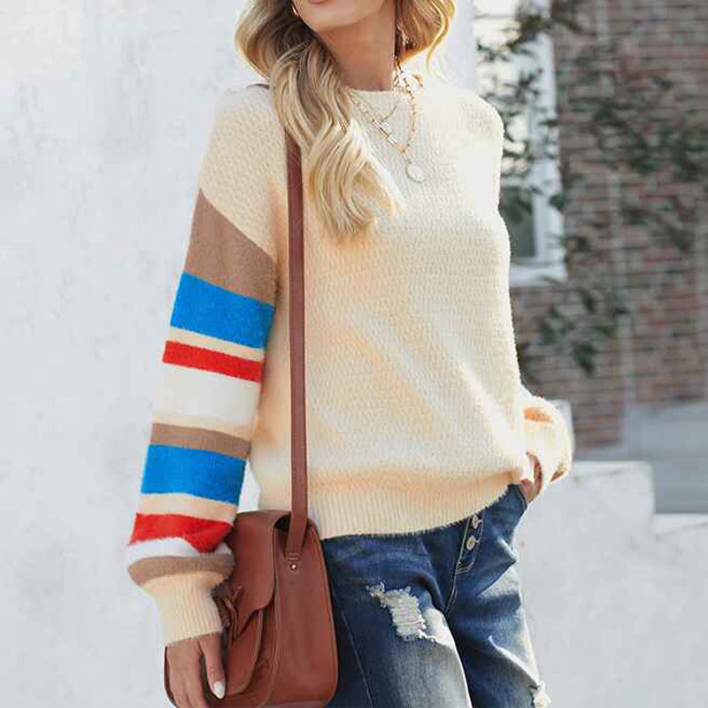 Apricot-Oversized-Sweater-for-Women-Lightweight-Color-Block-Pullover-Sweaters-Long-Sleeve-Solid-Color-Casual-Tops-K152-Side