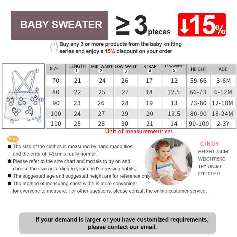    Baby-Girls-Knitted-Cherry-Pattern-Overalls-A024-Size