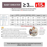 Baby-Knit-Romper-Bottom-Up-Cable-Sweater-Toddler-Baby-Bodysuit-Footies-A020-Size