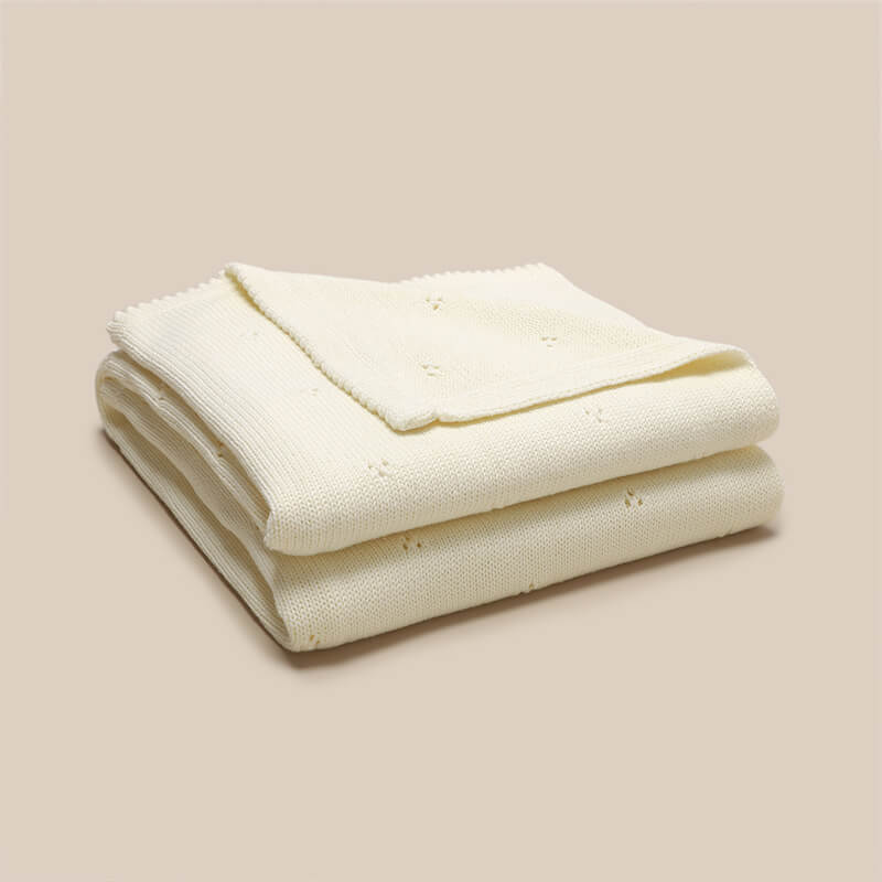 Beige-Knit-Baby-Receiving-Blankets-for-Girls-_-Boys-Gender-Neutral-100_-Soft-Fine-Loomed-Cotton-Quilt-Blanket-A045