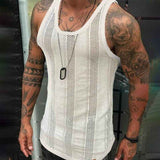 Beige-Solid-Dance-Tops-Mens-Sleeveless-Crew-Neck-Basic-Tank-Fitted-Oversized-Summer-Comfort-Cotton-Tank-Tops-Man-G005