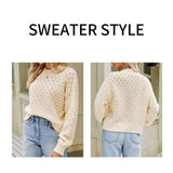 Beige-Women-Crochet-Hollow-Out-Crewneck-Long-Sleeve-Knit-Sweaters-Pullover-Jumper-Tops-K596-Detail