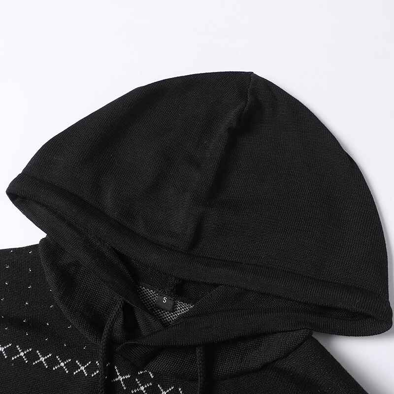 Black-Mens-Long-Sleeved-Pullover-Sweater-Slim-Drawstring-Casual-Hooded-Sweater-For-Autumn-And-Winter-G090-Detail-2
