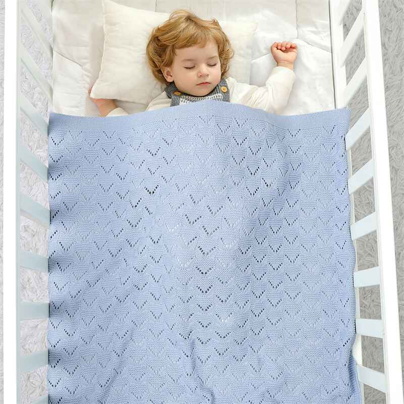Blue-Baby-Blanket-for-Girls-and-Boys-Knit-Swaddling-Baby-Blanket-for-Newborns-Infants-Toddlers-A051-Scenes-5