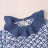 Blue-Baby-Girl-Baby-Boy-Ocean-Wave-Pattern-Jumpsuit-Long-Sleeve-Knit-Jumpsuit-Jumpsuit-A006-Detail-5