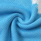 Blue-Baby-Girl-Boy-white-cloud-pattern-Romper-Sleeveless-Knitted-Bodysuit-Jumpsuit-A013-Detail
