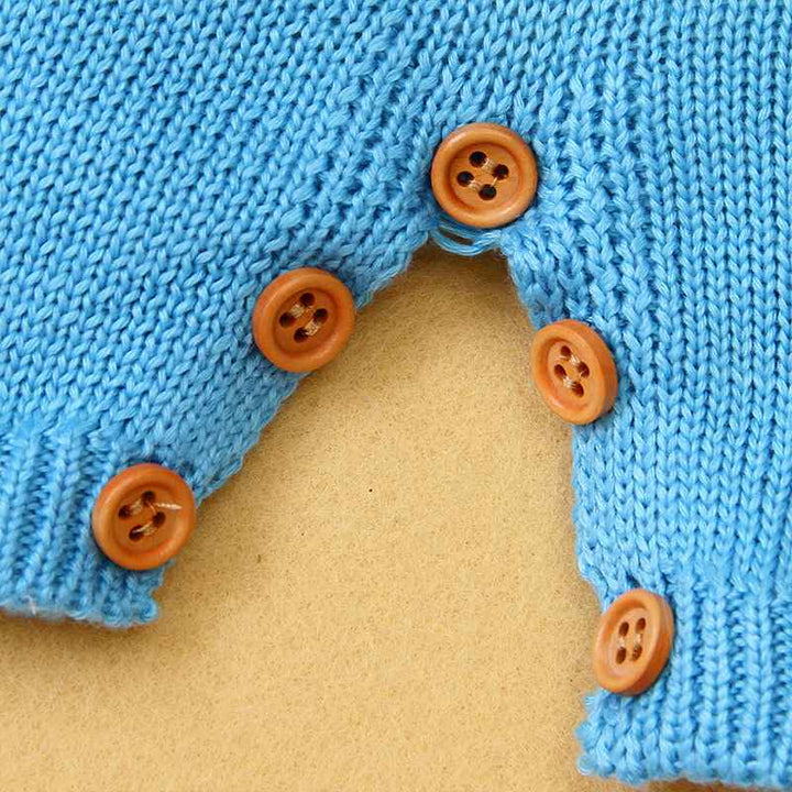 Blue-Baby-Girl-Boy-white-cloud-pattern-Romper-Sleeveless-Knitted-Bodysuit-Jumpsuit-A013-Hem