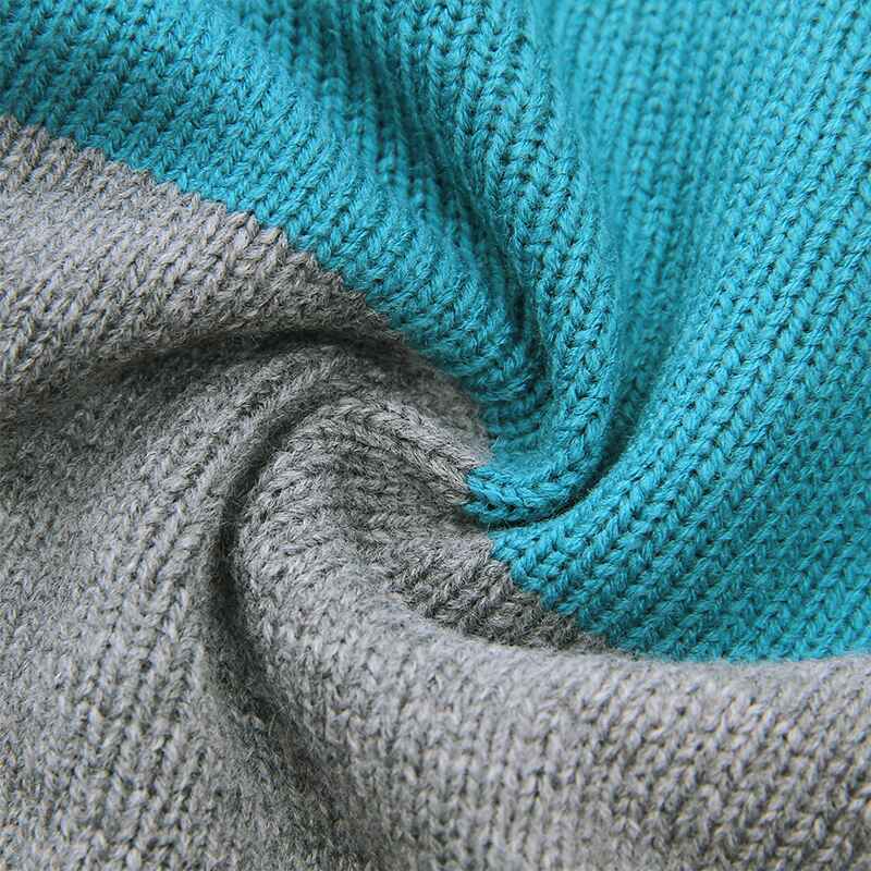    Blue-Newborn-Baby-Boy-Color-Block-Knit-Sleeveless-Sailing-Pattern-Bodysuit-Jumpsuit-Set-Sleeveless-A018-Detail