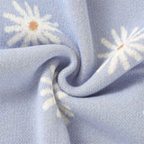     Blue-Newborn-Baby-Boy-Nursery-Pram-Swaddling-Blanket-Infant-Girl-Security-Crocheted-Crib-Blanket-A067-Detail-2