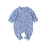    Blue-Newborn-Knit-Romper-Round-Neck-Jumpsuit-Hollow-Breathable-Bodysuit-for-Baby-Girls-Boys-A021-Front