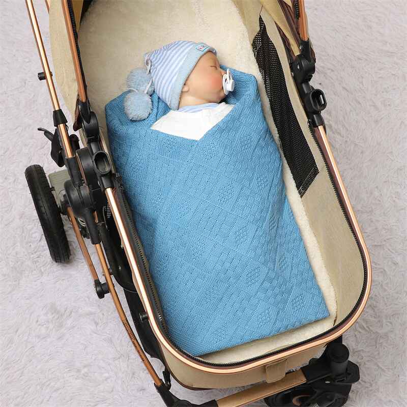 Blue-Unisex-Knit-Swaddling-Baby-Blanket-for-Girls-and-Boys-Soft-Warm-Cozy-Blanket-A086-Scenes-1