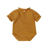     Brown-Baby-Knit-Romper-Toddler-Jumpsuit-Little-Girls-Sunsuit-A008-Back