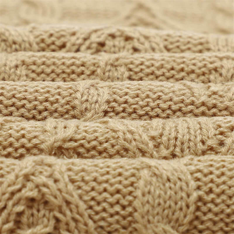 Brown-Neutral-Baby-Cable-Knit-Blanket-Cable-Baby-Girl-Receiving-Blankets-Infant-Swaddle-Baby-Blanket-A048-Detail-2