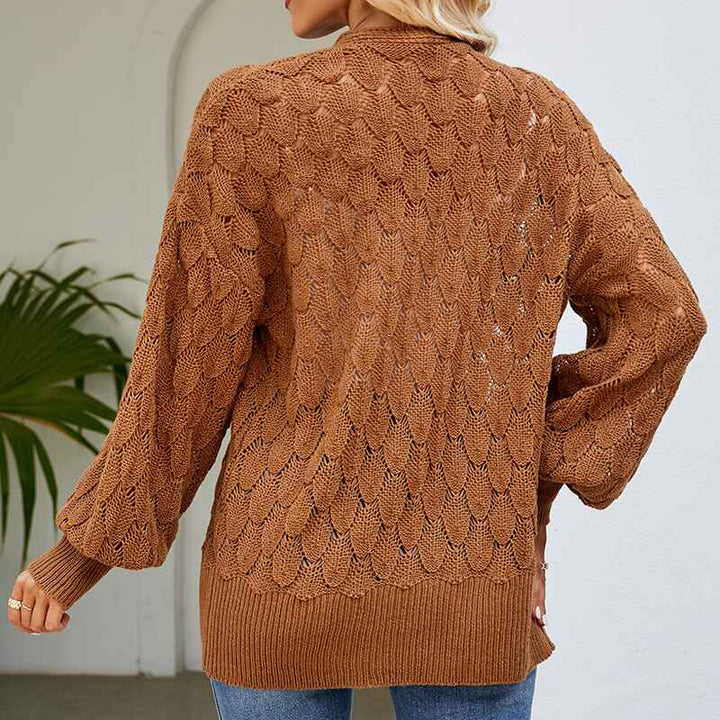 Brown-Womens-Cardigans-Long-Sleeve-Dressy-Casual-Crochet-Knit-Sweaters-Fall-Fashion-Solid-Color-Hollow-Cardigans-Coat-K578-Back