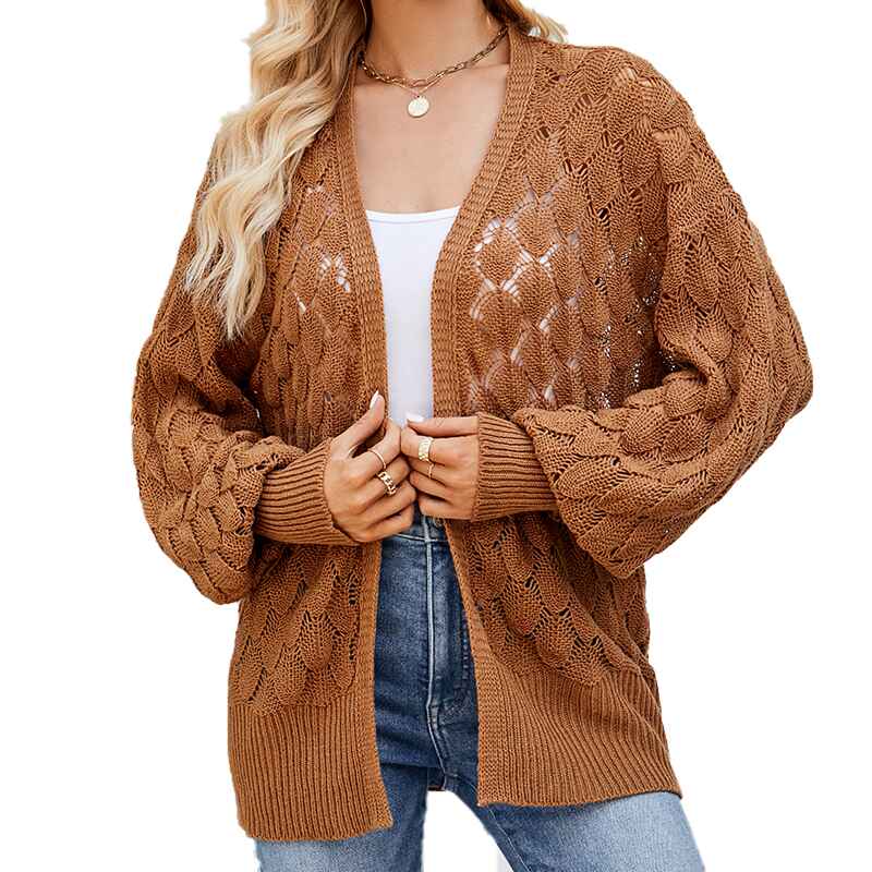 Brown-Womens-Cardigans-Long-Sleeve-Dressy-Casual-Crochet-Knit-Sweaters-Fall-Fashion-Solid-Color-Hollow-Cardigans-Coat-K578