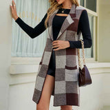 Brown-Womens-buffalo-Plaid-Vest-Casual-Lapel-Open-Front-Sleeveless-Cardigan-Jacket-Coat-With-Pockets-K591