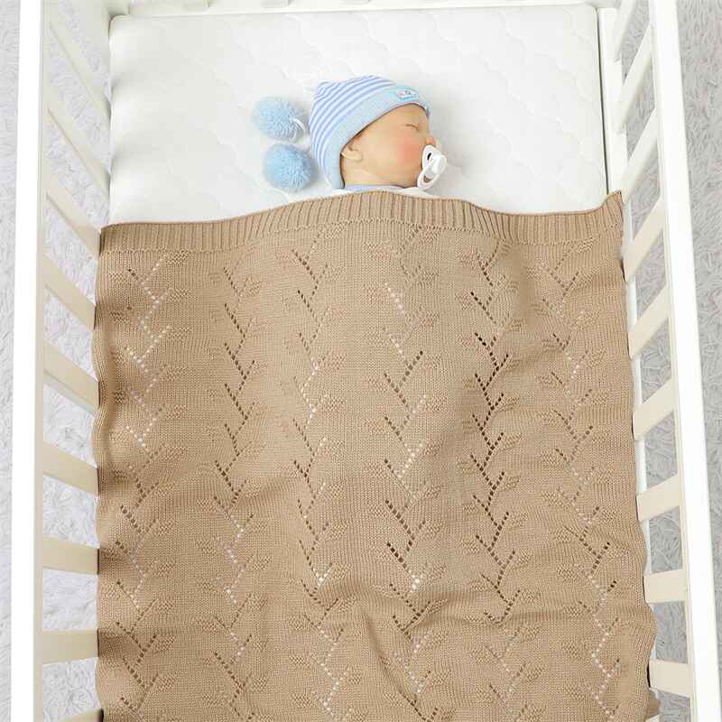Camel-Baby-Blanket-Cotton-Knit-Soft-Cozy-Newborn-Boy-Girls-Swaddle-Receiving-Blanket-Hearts-Knitted-Blanket-A052-Scenes-4