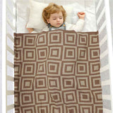 Coffee-Knit-Baby-Swaddling-Blanket-Cotton-Lightweight-Soft-Cozy-Receiving-Swaddle-Crib-Stroller-Quilt-Blanket-A062-Scenes-3