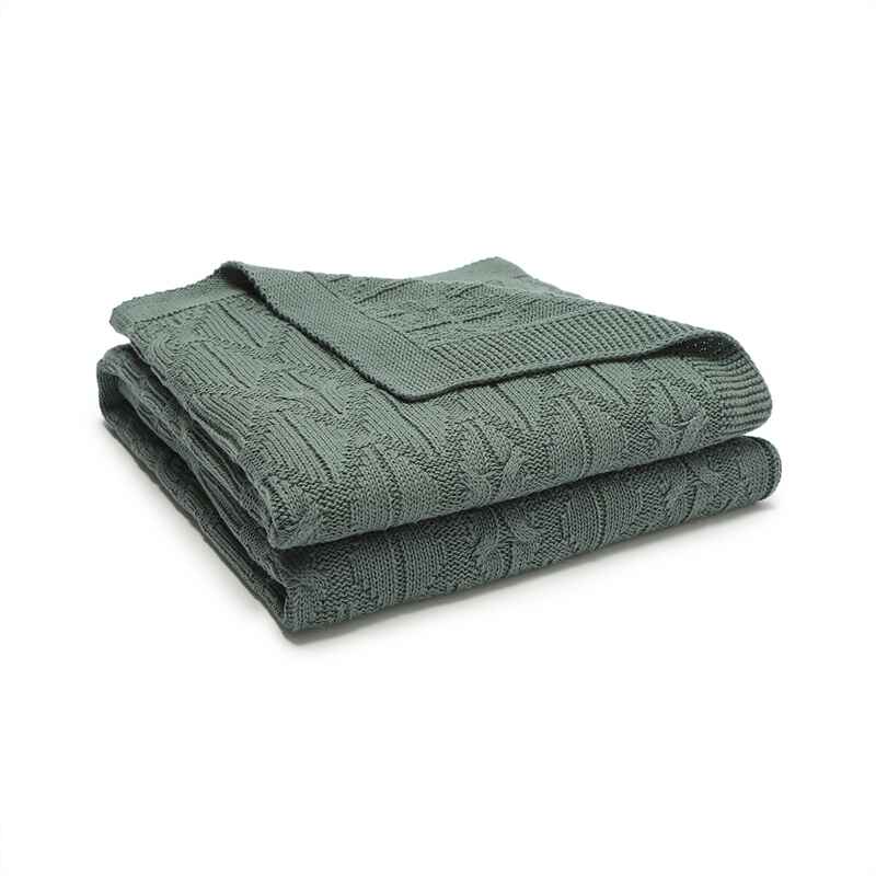     Dark-Green-Muslin-Swaddle-Blankets-Baby-Blankets-for-Boys-Girls-Gender-Neutral-Toddler-Blanket-A071