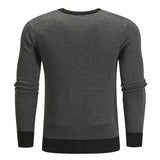 Dark-Grey-Mens-Knitwear-Autumn-And-Winter-New-Fashion-Casual-Round-Neck-Sports-Sweater-G102-Back