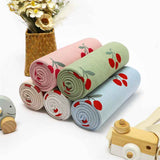 Five-Colors-Premium-Soft-Cotton-Cable-Knit-Baby-Blankets-Baby-Nursery-Stroller-Blanket-A087