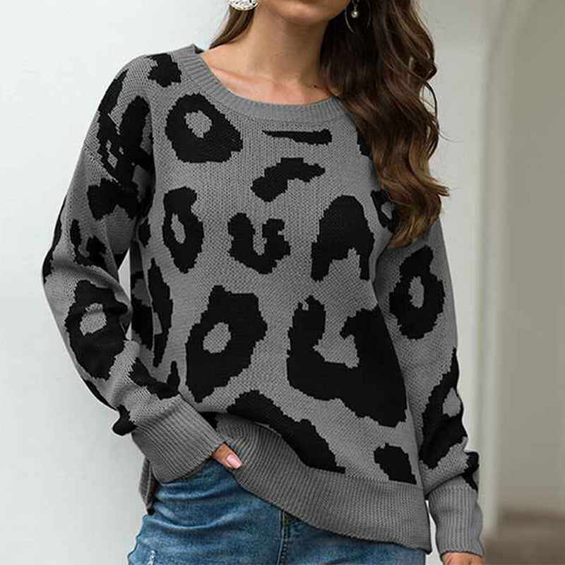 Gray-Womens-Sweaters-Casual-Oversized-Leopard-Printed-Crew-Neck-Long-Sleeve-Knitted-Pullover-Tops-for-Winter-K354