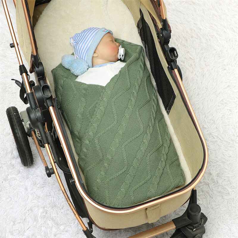 Green-Cable-Knit-Toddler-Blanket-Super-Soft-Warm-Breathable-Baby-Blanket-for-Crib-Stroller-Nursery-Travel-Newborn-A049-Scenes-1