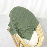 Green-Cable-Knit-Toddler-Blanket-Super-Soft-Warm-Breathable-Baby-Blanket-for-Crib-Stroller-Nursery-Travel-Newborn-A049-Scenes-3