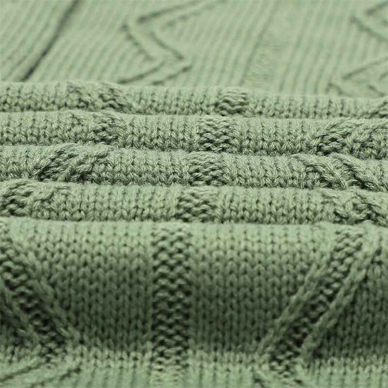 Green-Cotton-Knit-Baby-Blanket-Receiving-Crochet-Safe-Knitted-Gender-Blankets-for-Newborn-Boy-Girls-A046-Detail-2