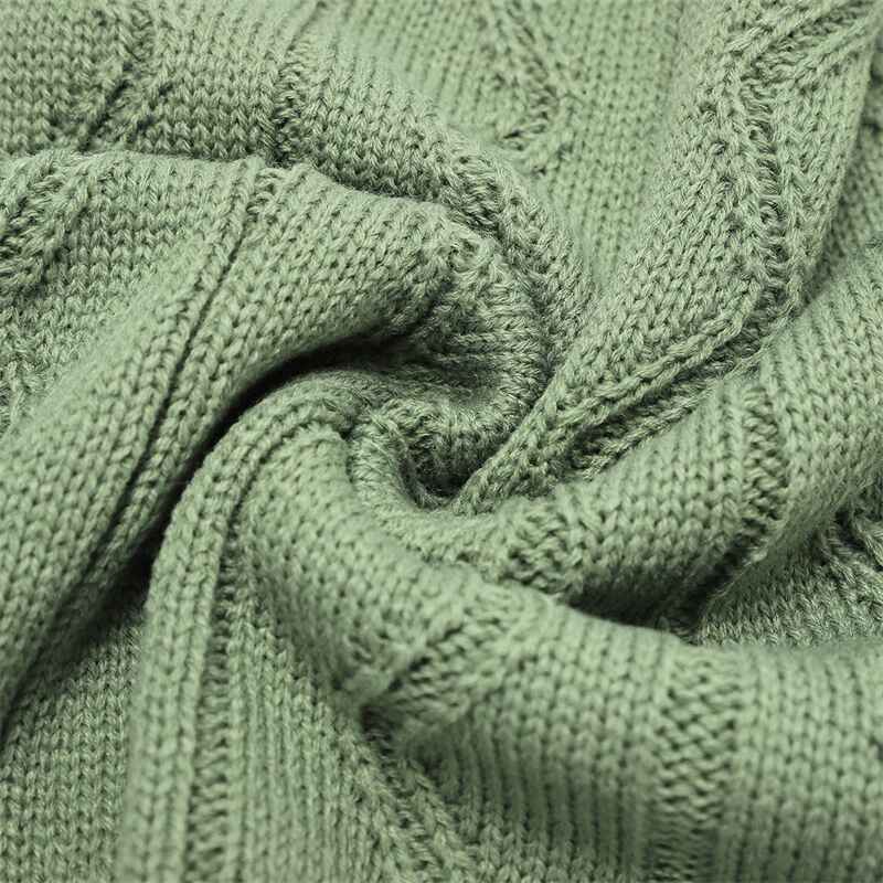Green-Cotton-Knit-Baby-Blanket-Receiving-Crochet-Safe-Knitted-Gender-Blankets-for-Newborn-Boy-Girls-A046-Detail-3