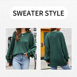 Green-Womens-Oversized-Sweater-Casual-Fall-Round-Neck-Long-Sleeve-Loose-Rib-Knit-Pullover-K580-Front-And-Back