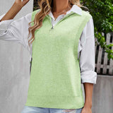 Green-Womens-Sweater-Vest-Sleeveless-Oversized-V-Neck-Sweaters-Knitted-Vest-Pullover-Tank-Top-K585