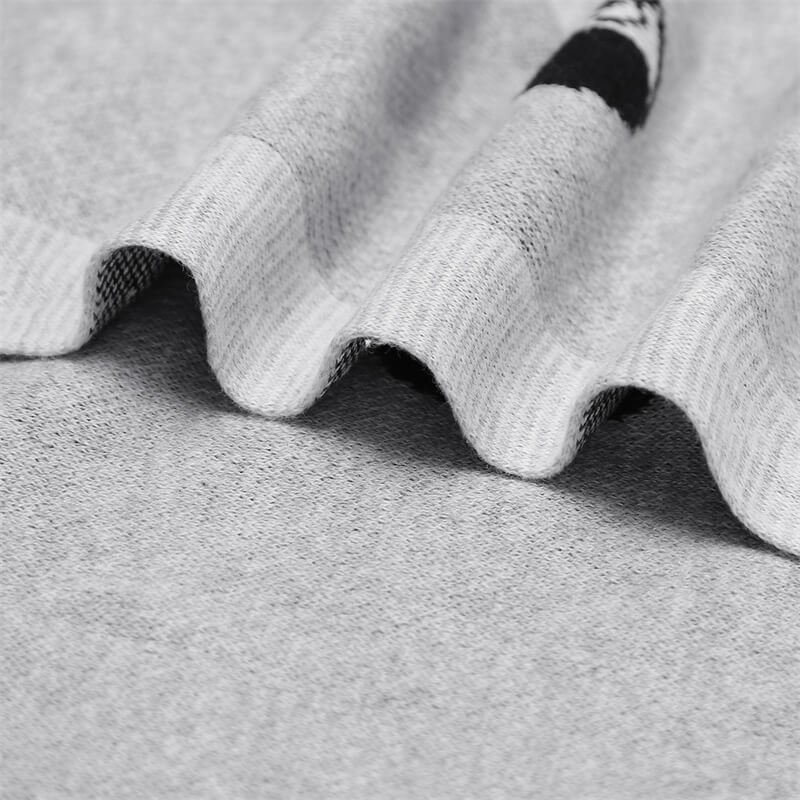    Grey-100_-Cotton-Baby-Blanket-Knit-Soft-Cozy-Swaddle-Receiving-Blankets-Toddler-Infant-Blanket-with-Lovely-Dog-A047-Detail-1