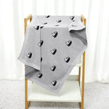    Grey-100_-Cotton-Baby-Blanket-Knit-Soft-Cozy-Swaddle-Receiving-Blankets-Toddler-Infant-Blanket-with-Lovely-Dog-A047-Scenes-3