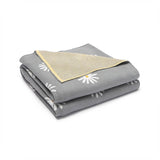 Grey-100_-Cotton-Baby-Blanket-Knit-Soft-Cozy-Swaddle-Receiving-Blankets-Toddler-Infant-Blanket-with-Lovely-Sun-Flower-A041