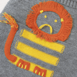 Grey-Baby-Girl-Boy-Easter-Lion-Sleeveless-Knitted-Bodysuit-Jumpsuit-My-1st-Easter-Outfit-Cute-Clothes-A002-Pattern-Details-1