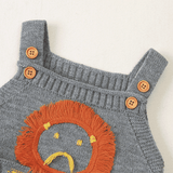 Grey-Baby-Girl-Boy-Easter-Lion-Sleeveless-Knitted-Bodysuit-Jumpsuit-My-1st-Easter-Outfit-Cute-Clothes-A002-Pattern-Details-3