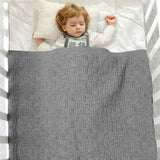Grey-Baby-Receiving-Blanket-for-Organic-Cotton-Knit-Soft-Warm-Cozy-Unisex-Cuddle-Blanket-A083-Scenes-3