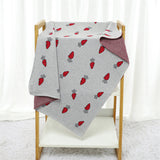 Grey-Knit-Baby-Blanket-100_-Cotton-Receiving-Blankets-Neutral-Swaddle-Soft-Blanket-Newborn-Boy-Girls-With-Cute-Radish-A060-Scenes-2