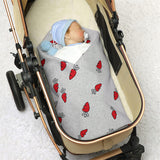 Grey-Knit-Baby-Blanket-100_-Cotton-Receiving-Blankets-Neutral-Swaddle-Soft-Blanket-Newborn-Boy-Girls-With-Cute-Radish-A060-Scenes-6