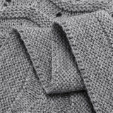 Grey-Knit-Baby-Blankets-in-Cable-Pattern-Organic-Cotton-Blankets-for-Crib-or-Stroller-Receiving-Blankets-A036-Detail-4
