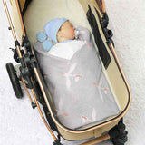 Grey-Newborn-Baby-Wrap-Swaddle-Blanket-Knit-Sleeping-Bag-Receiving-Blankets-Stroller-Wrap-for-Baby-A063-Scenes-3
